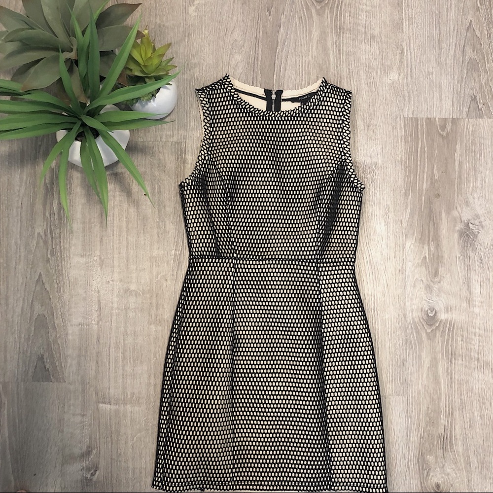 Black and nude dress